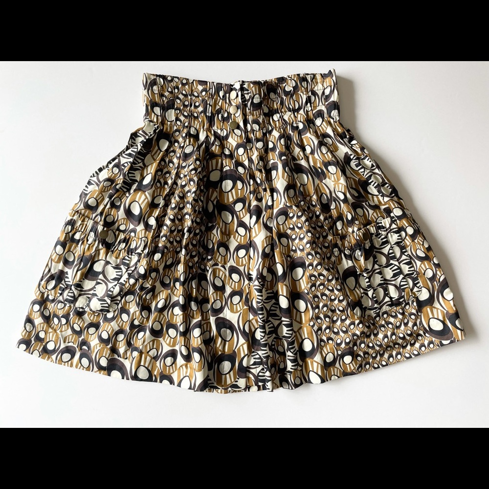 Anthropologie Parameter printed skirt